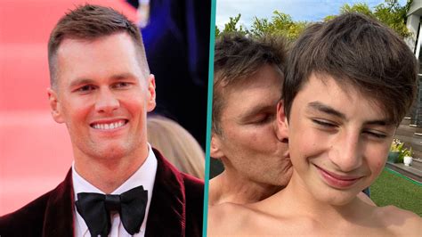 tom brady kissing son gif|Kiss Between Tom Brady, 11.